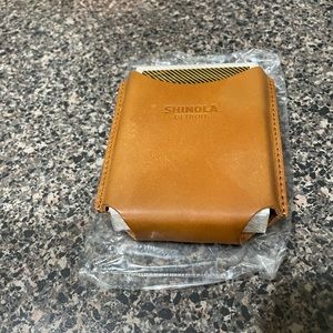 Shinola Detroit Playing Cards and Leather Holder